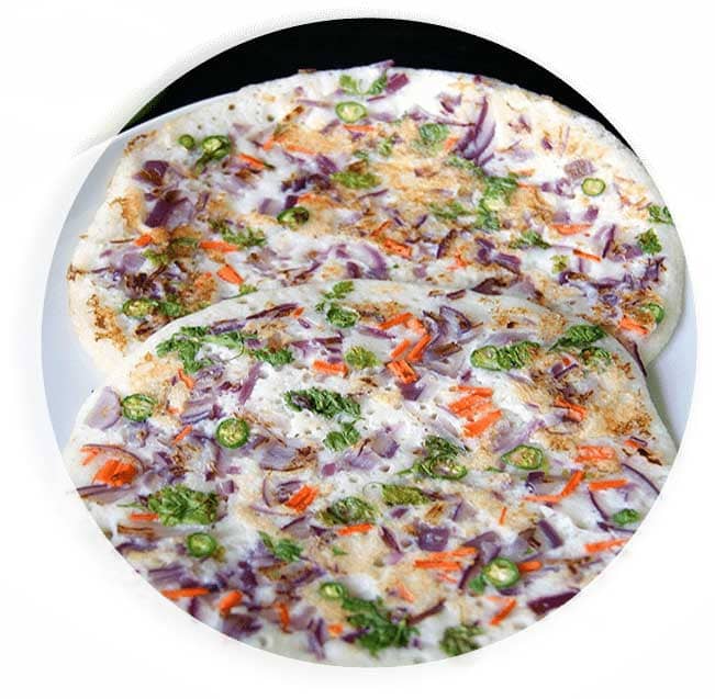 Onion Chilli Uttapam