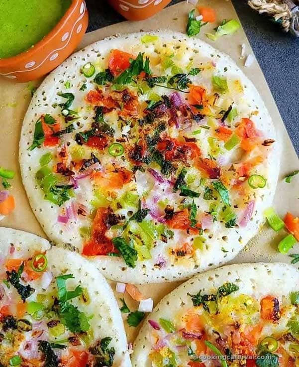 Mixed Vegetable Uttapam